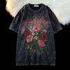 Camiseta de manga corta de uso diario, nueva marca de moda de primavera, de moda juvenil para hombre, con cuello redondo y combinable.