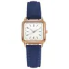 Nuevo modelo más vendido para comercio exterior, reloj cuadrado simple para mujer estilo correa, reloj de pulsera de cuarzo, stock del fabricante para venta al por mayor