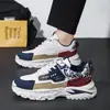 Tenis gruesos para hombre, nueva colección otoño 2026, suela gruesa, zapatillas de correr que aumentan la altura, zapatillas deportivas casuales de moda y versátiles, KS8858-1P
