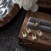 Decoraciones para uñas serie candado clave aleación Fujia Qianjin candado de amor estrella moño taladro de uñas tridimensional