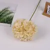 Flores Artificiales 135 Piezas Ramo Individual de Hortensia Hogar Sala de Estar Flor de Seda Decoración Boda Flores Falsas Arreglo en el Lugar Flores
