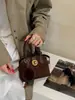 Bolso de mano retro mate de moda para mujer, nueva colección 2026, exquisito bolso tote mini versátil, bolso cruzado, bolso de mano pequeño para salidas