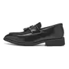 Zapatos de Cuero Retro para Hombre de Caña Baja con Borlas Moda Tendencia Slip-on Mocasines Casuales Transfronterizos Talla Grande Slip-on Zapatos Perezosos