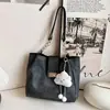 Bolsa feminina de grande capacidade para uso transfronteiriço, nova coleção outono 2026, bolsa de ombro versátil e elegante, bolsa tote moderna e casual para o trabalho e uso diário
