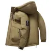 Amazon Transfronterizo Otoño e Invierno Nuevo Talla Grande Holgado Engrosado Acolchado de Algodón para Hombre Grafeno Cálido con Capucha Traje de Pan