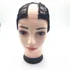 Malla Perforada en U para Peluca de una Pieza para Envío Directo, Malla Elástica para el Cabello, Malla de Encaje, Accesorios de Sombrero Tejidos de Goma, Versátil