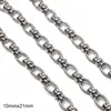 Acessórios para Colar Pulseira Cordão DIY Aço Inoxidável Corrente Solta Acessórios para Roupas Corrente de Joia da Moda Acessórios Artesanais