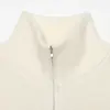 Ins estilo europeo y americano transfronterizo 2026 nueva moda elegante ropa de mujer al por mayor punto con doble cremallera y cuello alto