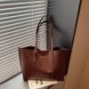 Otoño 2026 Nuevo Estilo Minimalista Vintage Bolso de Hombro Tote Texturizado de Gran Capacidad Set