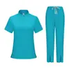 Scrubs Direto da Fábrica, Conjuntos de Duas Peças de Manga Curta, Disponíveis em Várias Cores, Uniformes Laváveis para Equipe de Hospital e Clínica
