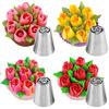 Boquillas Rusas Decorativas de 27 Piezas Transfronterizas Juego de Herramientas para Hornear DIY Juego de Boquillas Decorativas de Acero Inoxidable