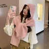 Bufanda para mujer de invierno, moderna, versátil, con capucha, chal, prenda exterior, gruesa, cálida, larga, de alta calidad