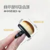 Cepillo para polvo de cutícula pre-tratamiento de arte de uñas estilo anillo tipo hebilla de dedo cepillo de cerdas finas suaves cepillo limpiador de polvo de uñas