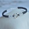 Cuerda de mano tejida de flor de durazno para pareja, nuevo amor transfronterizo, pulsera simple para mejor amigo, regalo de alto valor