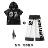 Ropa de Performance Hip-Hop para Niños, Trajes de Baile de Verano Hip-Hop para Niños, Trajes de Baile de Jazz Hip-Hop Modernos y Geniales para Niñas