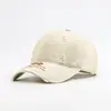 Gorra de Béisbol Vintage con Agujeros para Mujer, Gorra de Béisbol Versátil de Estilo Hip-Hop Suave con Visera Curva para Hombre, Sombrero de Estilo Nuevo