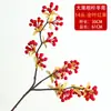 Shangjin 2026 Ano Novo Série Vermelha Floricultura de Antúrio Vermelho Artificial e Orquídea Phalaenopsis Buquês Artesanais com Materiais Florais Atacado