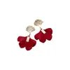 Nuevos Pendientes Acrílicos Estilo Chino Forma de Abanico Hoja de Ginkgo Pendientes de Lujo Ligero Sensación de Alta Gama para Mujer Moda de Diseño de Nicho Joyería para Orejas para Mujer