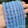 Cuentas Sueltas de Calcedonia Optimizadas Accesorios para Joyería DIY Enhebrado Hecho a Mano Productos Semi-Terminados Cuentas de Jade Venta Directa del Fabricante