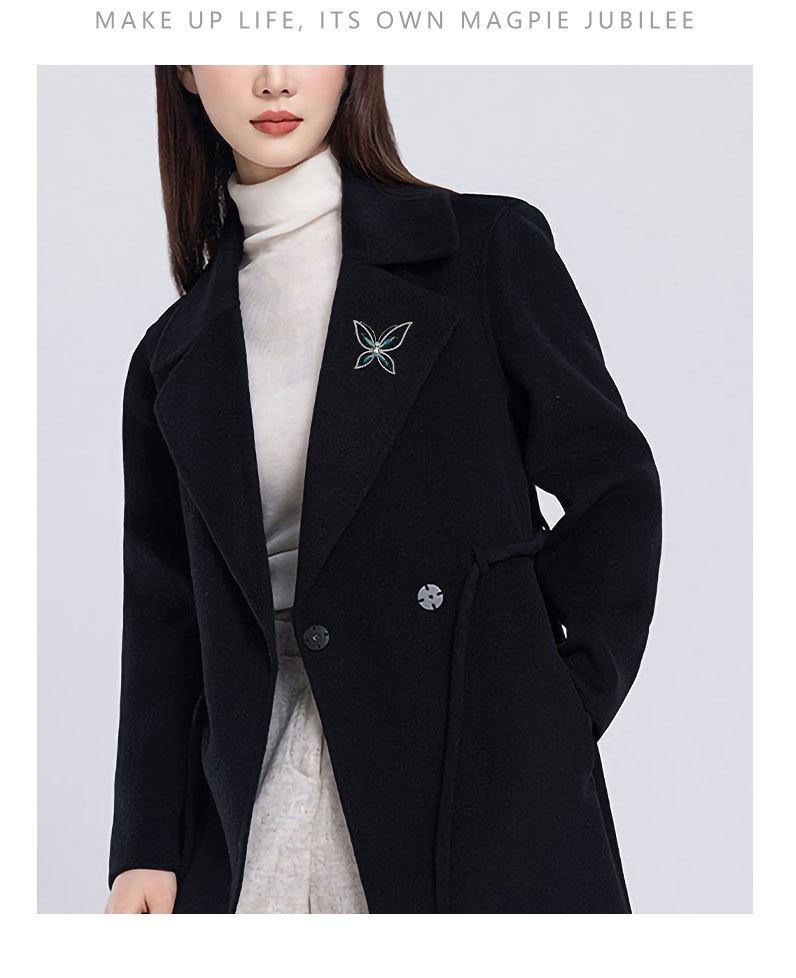 水晶镂空蝴蝶胸针新款秋冬高档轻奢昆虫胸花小众高级感