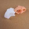 Protector de Dedos de Silicona de Doble Anillo Separador de Dedos Superpuestos Corrector de Hallux Valgus para Corregir Dedos Peinados