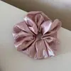 Goma para el pelo satinada con estampado de camelia, moda, elegante, versátil, exquisita, para moño, accesorio para el pelo
