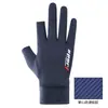 Guantes de Seda Helada para Hombre al por Mayor, Protección Solar, Guantes de Verano sin Dedos Antideslizantes, Guantes Finos Transpirables de Seda Helada para Pesca y Reparto