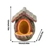 Tocón de Árbol Transfronterizo Nido de Pájaro Comedero para Pájaros Manualidades de Resina Estatua de Jardín Patio Decoración Estatua Decoración