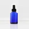 Frasco de Água de Flor 100ml/125ml/200ml Frasco de Vidro Frasco Borrifador Fino Preto Orvalho Puro Frasco Vazio para Reembalagem de Viagem