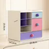 Caja de almacenamiento tipo cajón de escritorio en estilo romántico parisino, organizador de papelería para escritorio de estudiante, gran capacidad, apilable