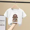 Roupas de Verão para Crianças Camiseta de Manga Curta para Meninos Estilo Verão Roupas Infantis Tops para Meninos 2026 Novo Algodão Puro Respirável Soltas