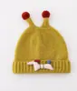 Chapéu de Lã para Bebê Outono e Inverno Super Fofo Bola de Pelo Pequeno Tentáculo Chapéu Pulôver Chapéu de Tricô para Bebê Recém-nascido Inverno