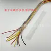 Tubo de malla trenzada transparente funda de PET y nailon funda protectora de cable de alimentación de red de piel de serpiente telescópica red amortiguadora tubo de piel de serpiente