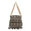 Bolsa de Tote con Borlas Estampadas Estilo Étnico Primavera 2026 para Mujer, Gran Capacidad, de Hombro o Cruzada