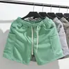 Pantalones Casuales para Hombre de Moda Tendencia Marca Bolsillo Decorativo Juvenil Popular Holgados Cargo Pantalones Cortos de Verano de Moda