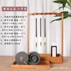 Portalápices portalápices de pinceles nanzhu portalápices de estudio madera maciza colgador de pinceles nuevo estilo nacional multifuncional simple estudio cuatro tesoros escritorio
