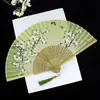 Abanico Plegable Estilo Chino Ventilador de Baile Abanico Plegable de Verano para Mujer Abanico Plegable Antiguo de Tela Retro Pequeño Estilo Japonés Abanico Plegable Antiguo Clásico
