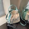 Bolsa de Hada Bordada Artística Estilo Mori Estilo Chino Antiguo Cheongsam Bandolera Bolso de Mano de Lona para Mujer