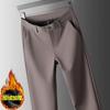 Pantalones casuales de primavera y otoño de alta gama, estilo occidental, de alta elasticidad, rectos, de negocios, resistentes a las arrugas, para hombre, 2024