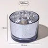 Copo de Vela Perfumada Galvanizado em Estoque, Suporte de Vela Estrelado de Vidro Dourado, Presente de Aniversário, Ornamento de Fragrância para Decoração de Casa