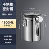 Tanque de Armazenamento de Grãos de Café da Binco Aço Inoxidável Grau Alimentício Pó de Café Tanque Selado Válvula de Exaustão Unidirecional Armazenamento