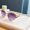 Óculos de Sol Pequenos de Metal Estilo Gatinho para Mulheres, Estilo Europeu e Americano, Óculos de Moda Tendência Personalidade Menina Popular, Óculos de Sol com Nó da Moda