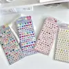 Pegatina Decorativa Estereoscópica de Corazón de Dibujos Animados de Estrellas de Cinco Puntas de Colores para Niños Pegatina de Recompensa Hecha a Mano para Bebés