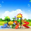 Parque de Diversões Grande Deslizador Externo Combinação de Tobogãs Equipamento de Playground Externo Comunitário Instalações de Brincadeiras Infantis