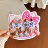 Faixa de Cabelo Trançada Desenho Animado Pinça de Cabelo Faixa de Cabeça para Menina Acessórios de Cabelo para Menininha Elástico de Cabelo Elástico de Borracha para Bebê