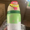 Taza de Fruta Casual y Elegante, Gran Capacidad, Taza Térmica de Doble Pared con Vacío de Acero Inoxidable 304, Botella de Agua Deportiva Portátil para Exteriores