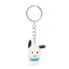 Llavero de Goma Blanda de Dibujos Animados Kuromi Pochacco My Melody Llavero Conejo Espacial Colgante para Bolsa