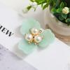 Acessórios decorativos imitação Shell Pérola acessórios para o cabelo três pérolas flor coração acessórios geléia cor resina flor placa diy jóias