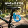 Precio de Fábrica al por Mayor, Cable de Acero Circular Engrosado con Recubrimiento de Goma, Candado de Contraseña Antirrobo para Bicicletas Eléctricas y Bicicletas, Gama Completa