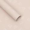 Papel de Embrulho para Buquê em Formato de Coração à Prova d'Água com Estampa Floral de Li Zhiran, Materiais de Embalagem DIY para Flores Frescas de Floricultura